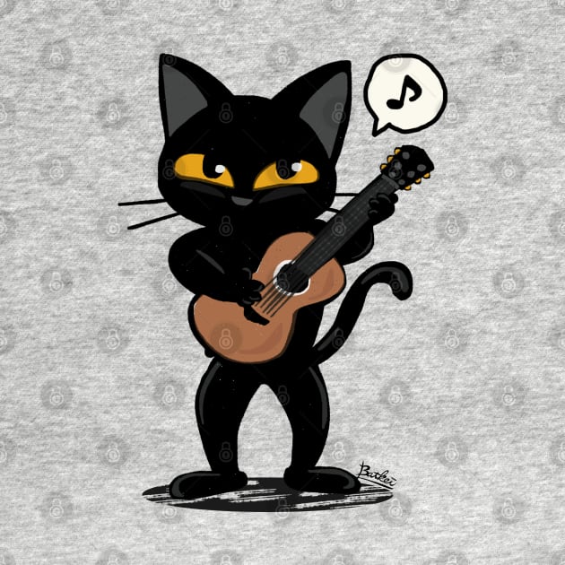 Cat guitar by BATKEI